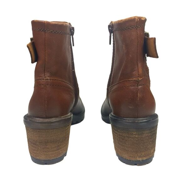 Zodiac Gannet Lug Sole Booties - Size 6 - Cognac - Picture 7 of 11